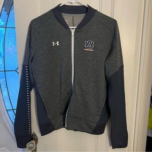 Dark Grey Auburn University Zip Up Sweatshirt